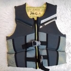 Hyperlite, Youth Swim Vest - Gray, Life Jacket